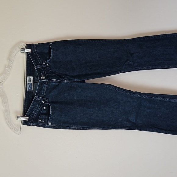 Signature Levi's Low Rise Slim Bootcut Jeans Junior Size 7 - Picture 2 of 8